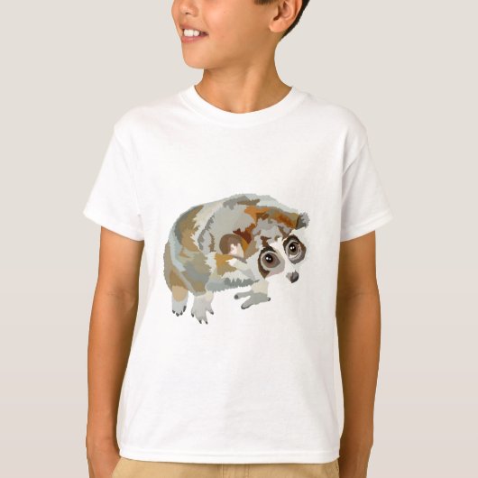 Pはピグミー・スローロリス向け Tシャツ (正面)