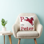 Pはピーター男の赤ちゃん装飾用クッション クッション (椅子)