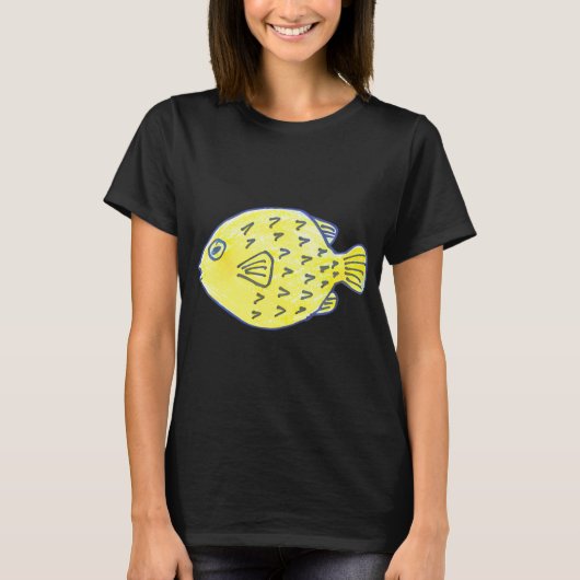 Pはフグのことで〜す Tシャツ (正面)