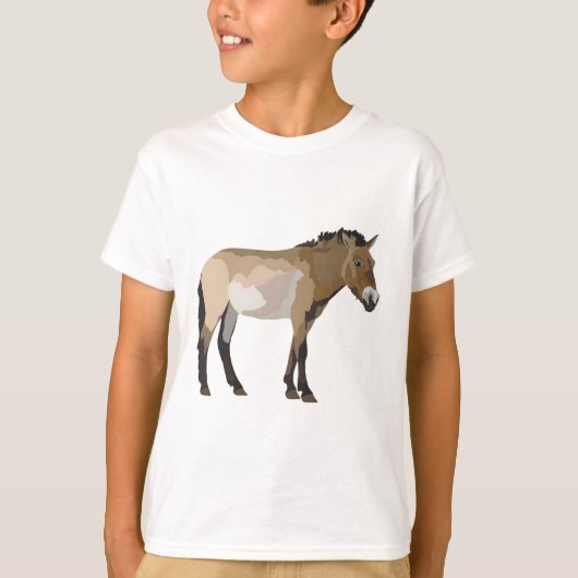 Pはプレゼワルスキーホース Tシャツ (正面)