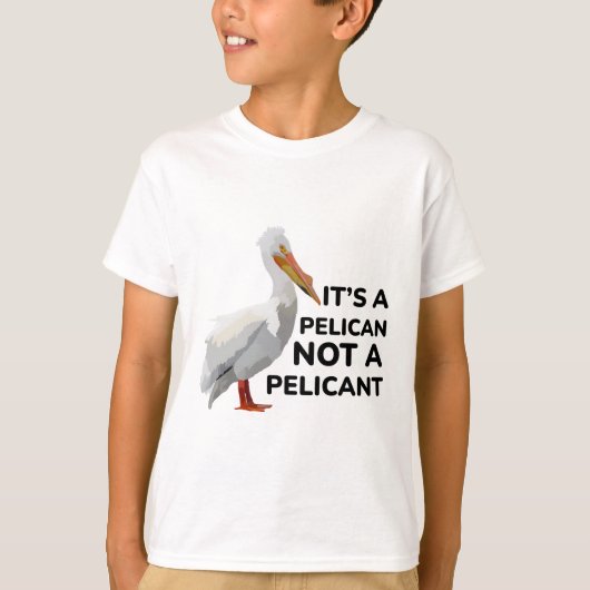 Pはペリカンだ Tシャツ (正面)