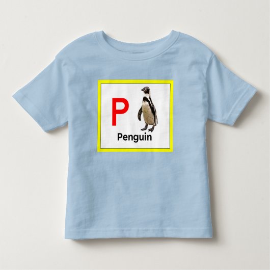 Pはペンギン トドラーTシャツ (正面)