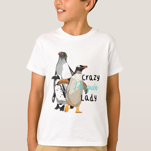 Pはペンギン Tシャツ (正面)