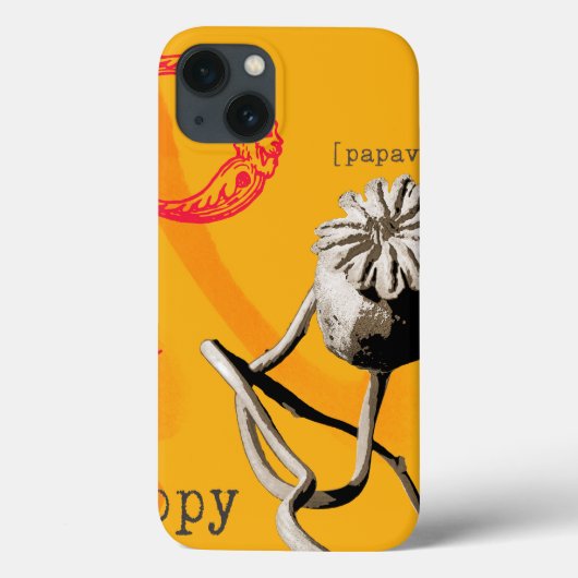 Pはポピーのはな Case-Mate iPhoneケース (裏面)
