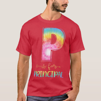 Pは主絞り染め新学期先生 Tシャツ