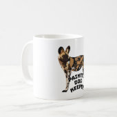 Pは犬絵を描飼い向け コーヒーマグカップ (正面左)