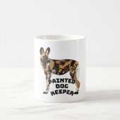 Pは犬絵を描飼い向け コーヒーマグカップ (中央)