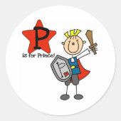 Pは王子だ ラウンドシール (正面)