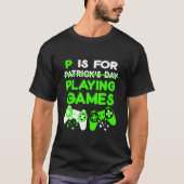 Pは男子遊St patricks day男子Ga Tシャツ (正面)