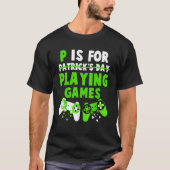 Pは男子遊St patricks day男子Ga Tシャツ (正面)