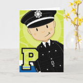 Pは警察官だ カード (黄色い花)