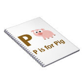 Pは豚のP ノートブック (右側)
