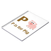 Pは豚のP ノートブック (左側)