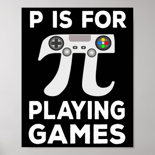 Pは遊のゲームPi数学シンボルスクールボーイズ ポスター (正面)