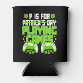 Pは遊St patricks dayゲーマーおもしろいだ 缶クーラー (正面)