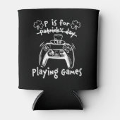 Pは遊St patricks dayゲーマーおもしろいだ 缶クーラー (正面)
