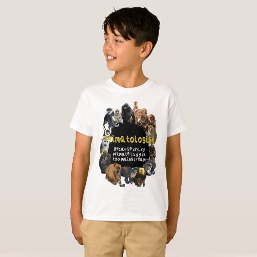 Pは霊長類 Tシャツ (正面フル)