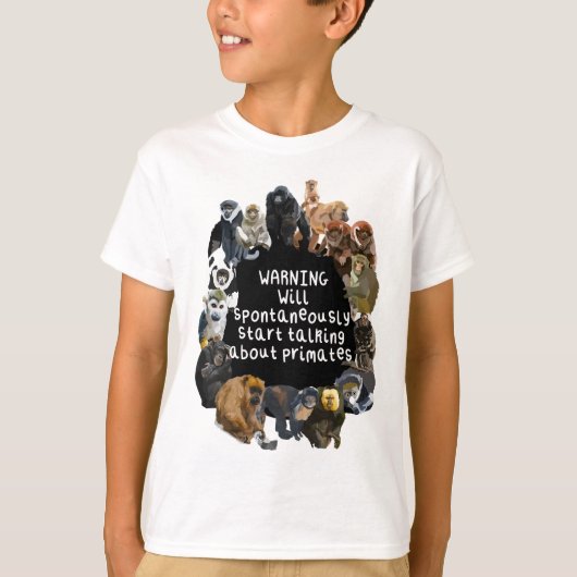 Pは霊長類 Tシャツ (正面)