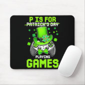 PはGames Boy Kids遊 Video Gamer St Pat用 マウスパッド (マウス)