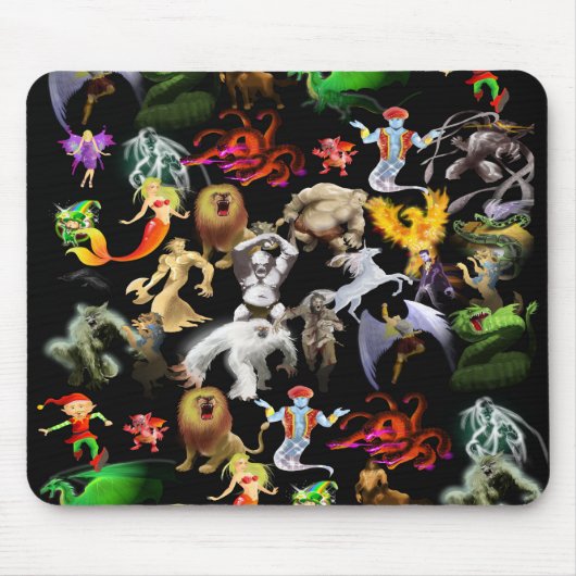 PはPhoenix Mouse pad(Black)用 マウスパッド (正面)