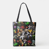 PはPhoenix Tote Bag(黒)用 トートバッグ (裏面)