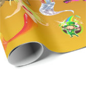 PはPhoenix Wrap紙(金ゴールド)用 ラッピングペーパー (ロールコーナー)