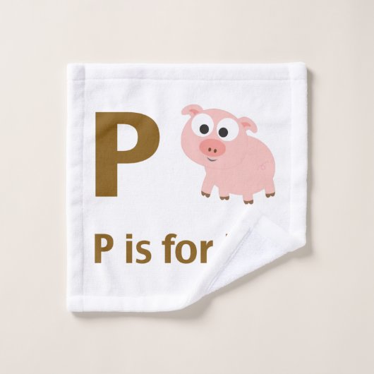 PはPig用 ウォッシュタオル (ウォッシュタオル)