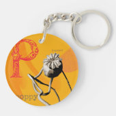 PはPoppyキーチェーン用 キーホルダー (裏面)