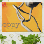 PはPoppy用 キッチンタオル (折り畳み)