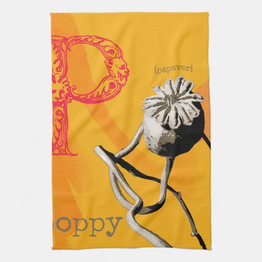 PはPoppy用 キッチンタオル (縦)