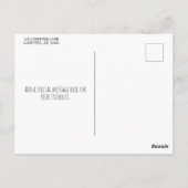 PはPRE-K新学期先生 ポストカード (裏面)