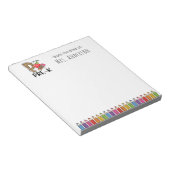 PはPre-K新学期先生Notepad用 ノートパッド (アングル)
