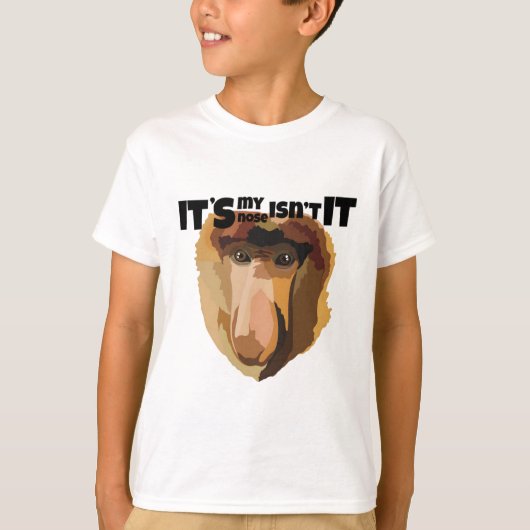 PはProboscis Monkey用 Tシャツ (正面)
