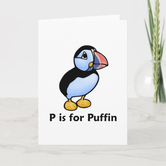 PはPuffin用 カード (正面)