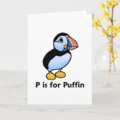PはPuffin用 カード (黄色い花)