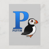 PはPuffin用 ポストカード (正面)