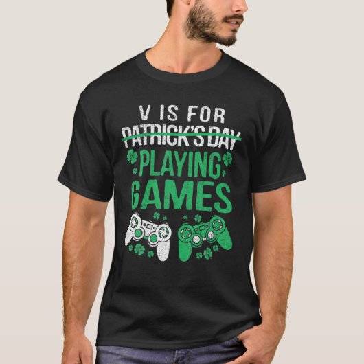 PはSt patricks dayゲーマー遊ゲーミンの試合に向けて Tシャツ (正面)