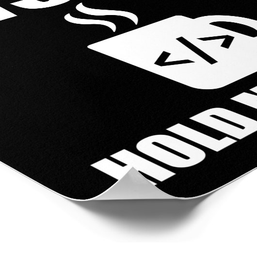 Pをコードするプログラマのコンピュータサイエンスが解決しない ポスター (角)