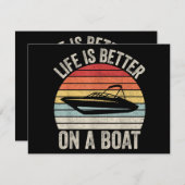 Pをボートに乗せた船のキャプテンの方がヴィンテージの生活が良い シーズンカード (正面/裏面)