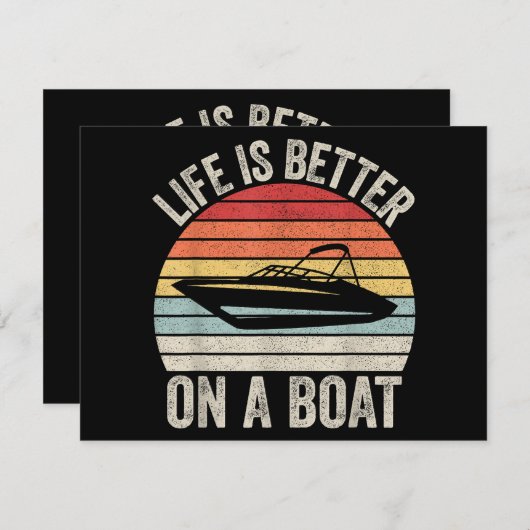 Pをボートに乗せた船のキャプテンの方がヴィンテージの生活が良い シーズンカード (正面/裏面)