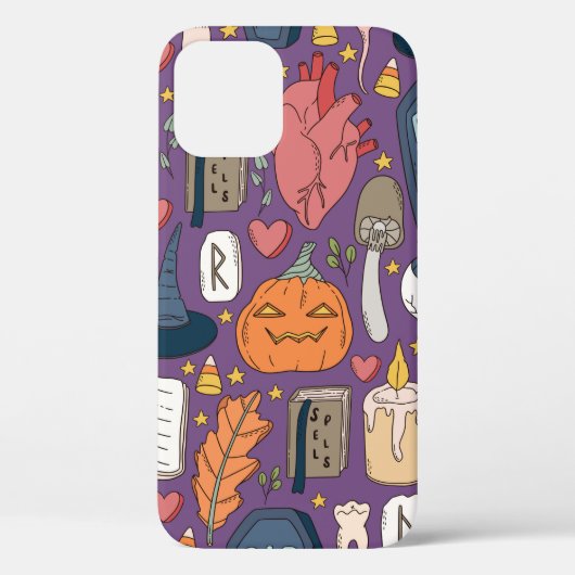 Pを使ったかわいい、見栄えの良いシームレスなハロウィーンパターン Case-Mate iPhoneケース (裏面)