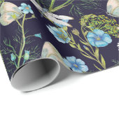 Pを包む庭に蝶や龍が飛ぶ ラッピングペーパー (ロールコーナー)