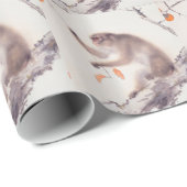 Pを包む猿の日本のな絵画の中国のな(占星術の)十二宮図 ラッピングペーパー (ロールコーナー)