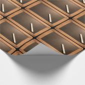 Pを包む退職したな先生のVinatgeの学校の石板 ラッピングペーパー (角)