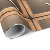 Pを包む退職したな先生のVinatgeの学校の石板 ラッピングペーパー (ロールコーナー)