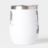 Pイニシャルパーソナライズされたシルバーモノグラムあなたの名前 (左面)