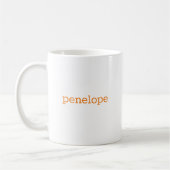 Pイニシャルフローラモノグラム コーヒーマグカップ (左)