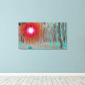 © Pウォレルファインアートの森の神秘的な光 キャンバスプリント (インサイチュ (ウッドフロア))