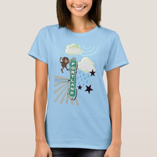 PタウンTシャツの片足 Tシャツ (正面)