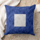 Pパパ水色#Nautical信号海事国旗 クッション (ブランケット)